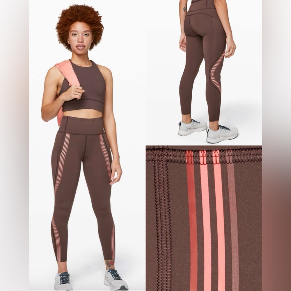 Lululemon Speed Light Tight 25"
Cherry Cola / Coral Kiss! EUC